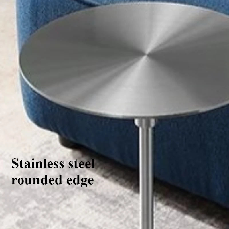 Adjustable Height Round Coffee Table | Modern Stainless Steel Coffee Table Axl