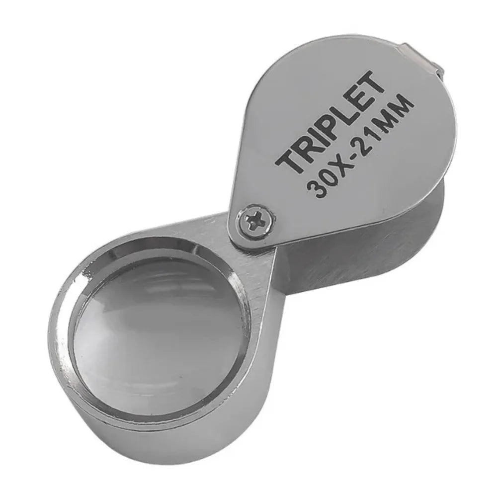 Mini Pocket Loupe 10x 20x 30x – Jewelry Magnifying Glass Jewelry Magnifying Loupe Axl 30X