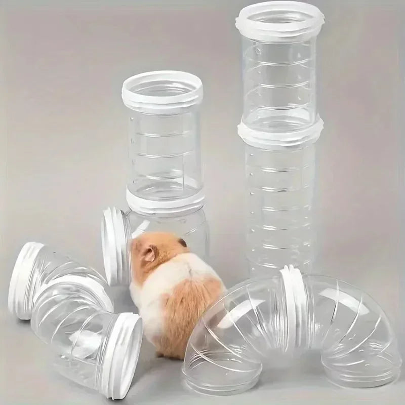 DIY Hamster Tube Maze Tunnel Toy – 5.5CM Connectable Play Set Small Pet Tunnel Toy Axl