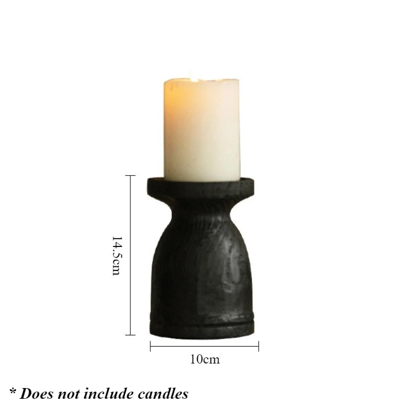 Retro Resin Candle Holders – Modern Home Décor Candlestick Decorative Candle Holder Axl Medium