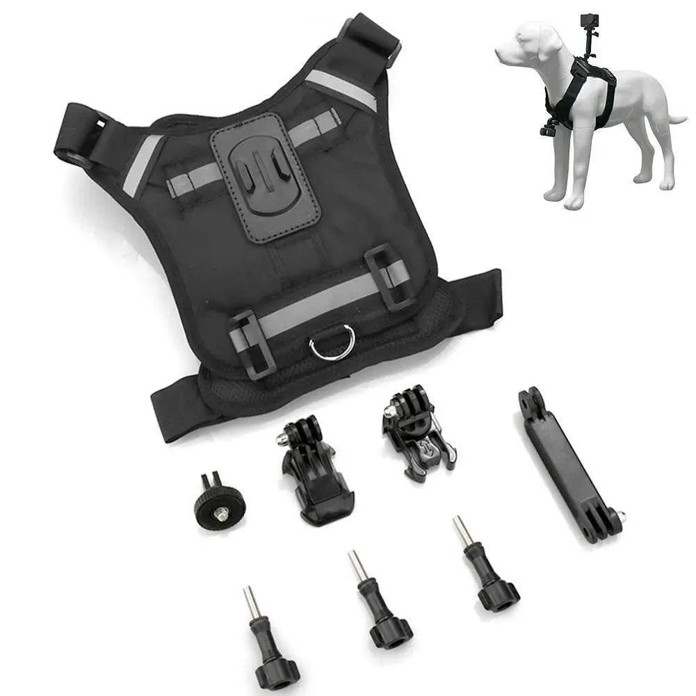 Pet Action Camera Harness Mount – GoPro, DJI & Insta360 Pet Camera Harness Axl A