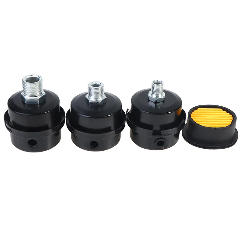 Metal Air Compressor Filter Noise Muffler – 12/16/20mm Compressor Filter Muffler Axl