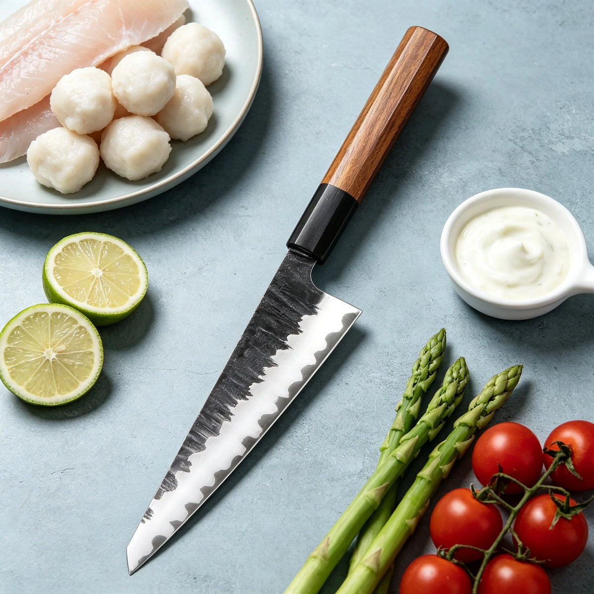 Japanese Kiritsuke Knife – Stainless Steel Chef Kitchen Knife Kitchen Chef Knife Axl Kiritsuke Cutlery