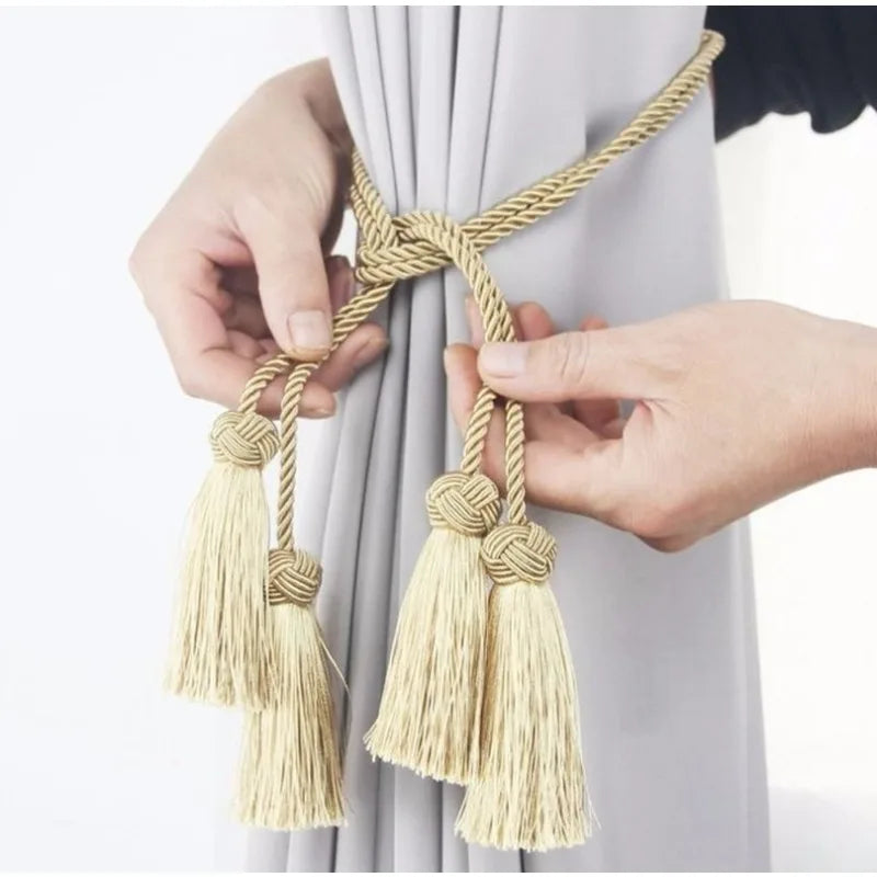 Mini Tassel Fringe Trim – DIY Craft & Curtain Tassels 1 Pair Craft Tassel Trim Axl