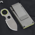 Mini EDC Keychain Knife – Stainless Steel Portable Fruit Blade EDC Keychain Knife Axl 1PCS