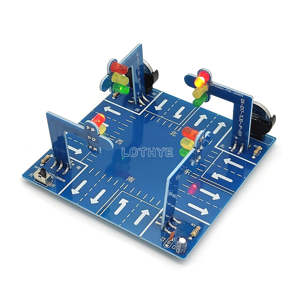 Traffic Signal Light DIY Soldering Kit – STEM Electronics DIY Soldering Kit Axl