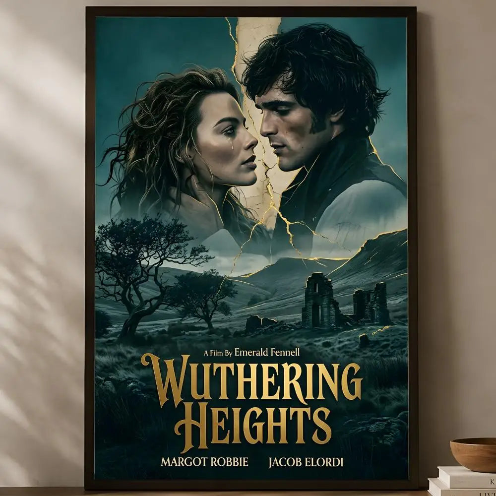 Wuthering Heights Wall Poster – Self-Stick HD PVC Wall Art Wall Art Poster Axl White06 15X20cmNoframe