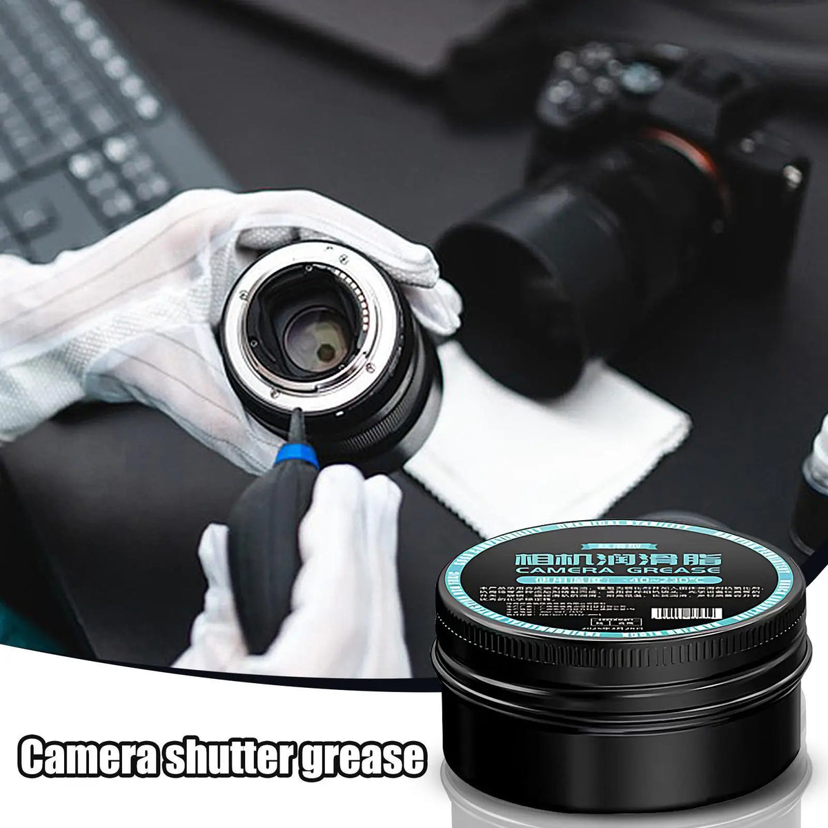 Camera Lens Lubricating Balm 30g – Rust-Proof Grease Camera Lubricant Axl