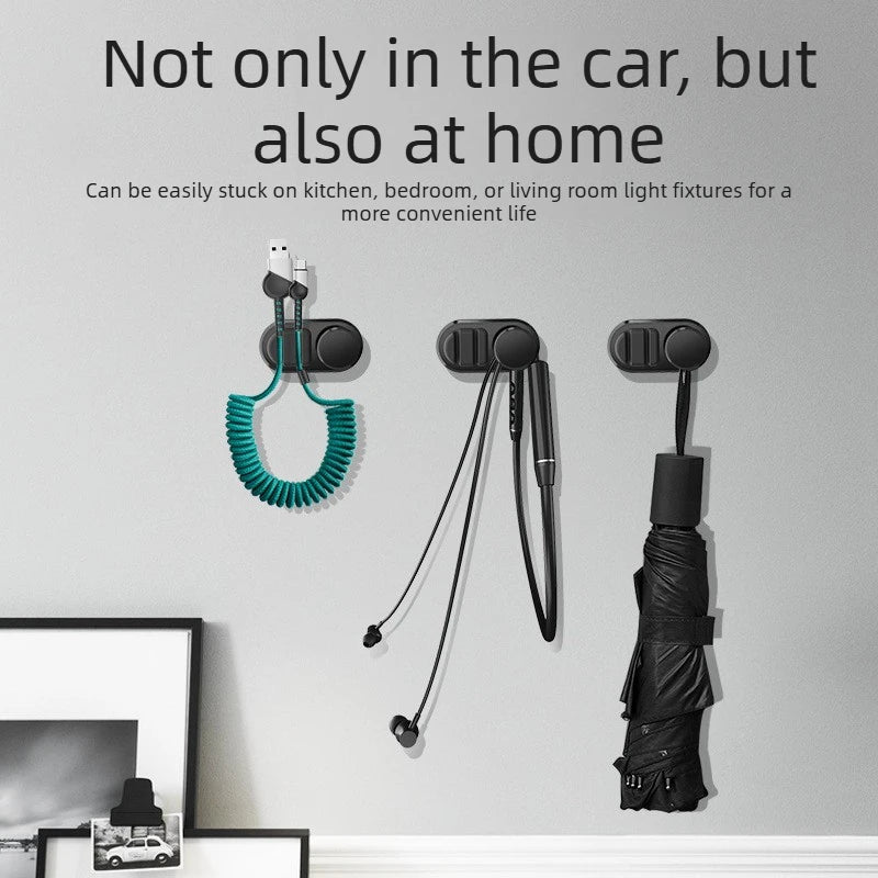 Self-Adhesive Hook – Car, Home, Headphone & Cable Organizer Adhesive Storage Hook Axl