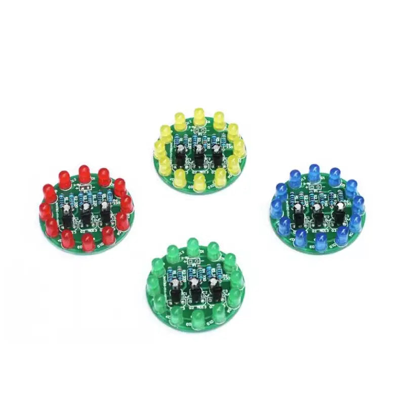 LED Round Running Light DIY Soldering Kit – Triode Oscillator DIY Electronics Kit Axl