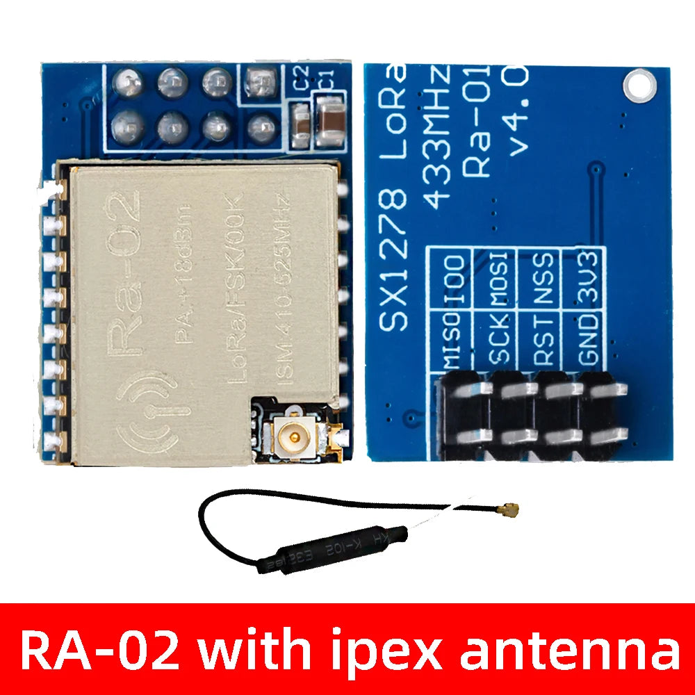 LoRa SX1278 RA-01/RA-02 433MHz Wireless Module + Antenna Wireless RF Module Axl Ra-02 with Antenna