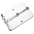 Universal PCB Board Holder – Stainless Steel Soldering Clamp PCB Board Holder Axl Silver