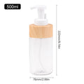 Foaming Soap Dispenser 300/500ml – Refillable Pump Bottle Foam Soap Dispenser Axl 500ml wood