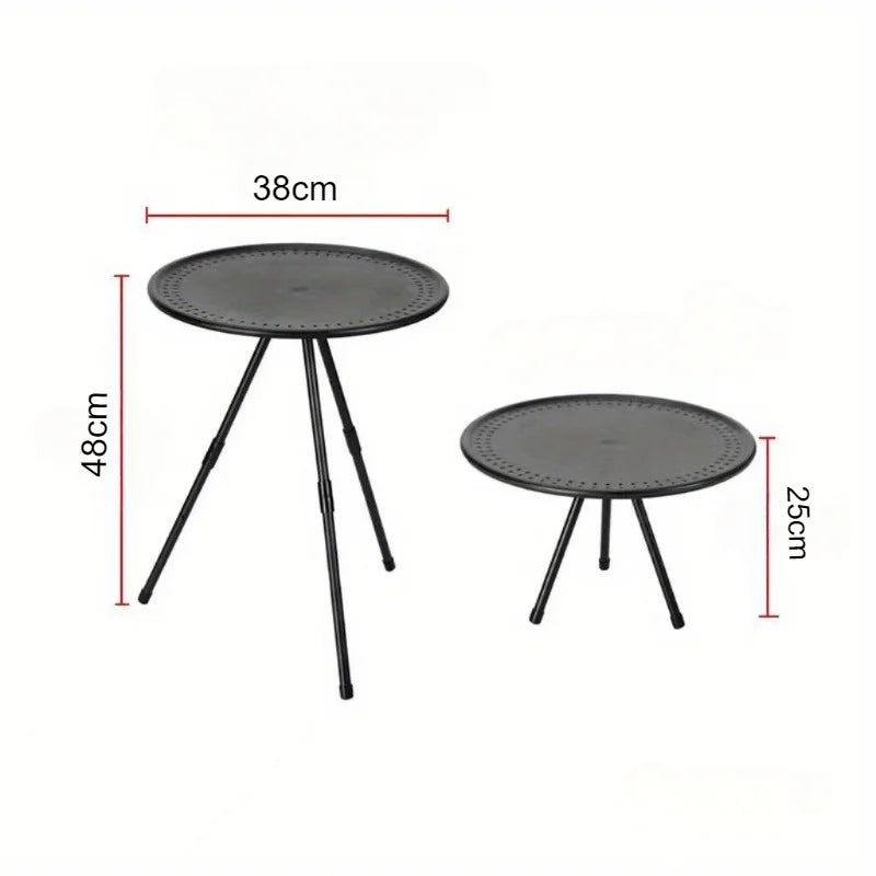 Portable Folding Round Camping Table – Lightweight Outdoor Folding Outdoor Table Axl