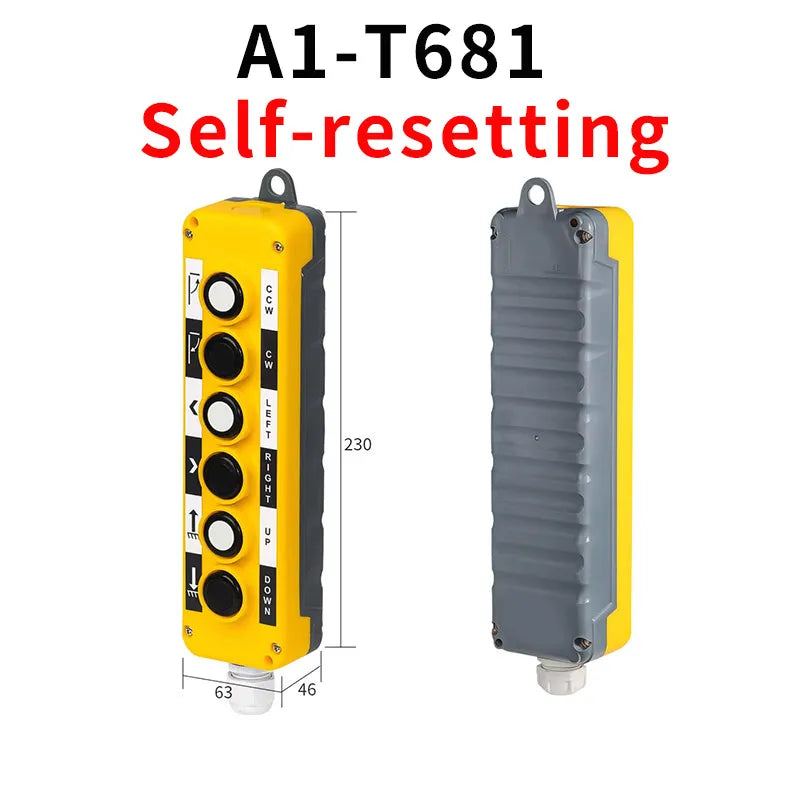 IP65 Waterproof Push Button Switch – Crane & Tail Lift Control Push Button Switch Axl A1-T681