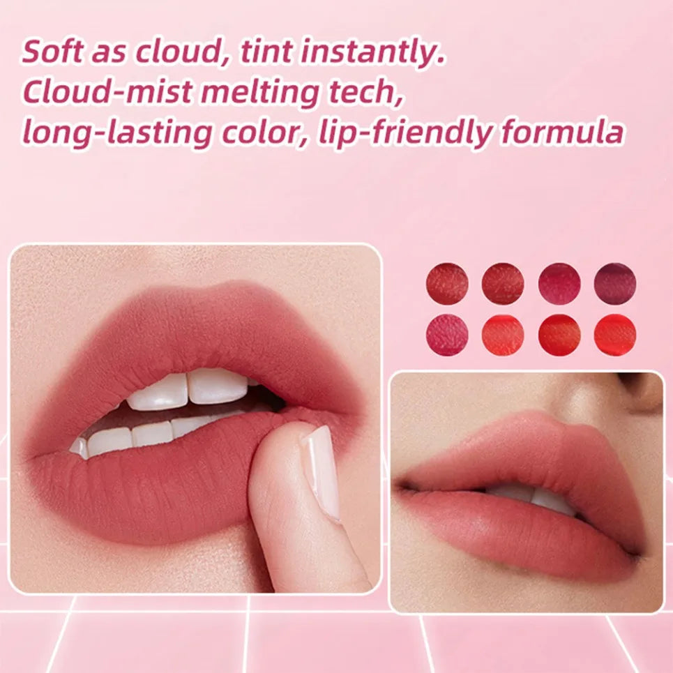 Heart Strawberry Cake Matte Lip Mud – Vegan Lipstick Cream Matte Lip Mud Axl
