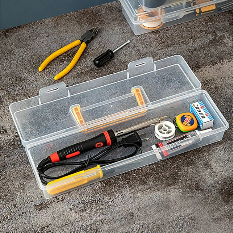 Transparent Multi-Compartment Hardware Parts Organizer Box Parts Organizer Box Axl