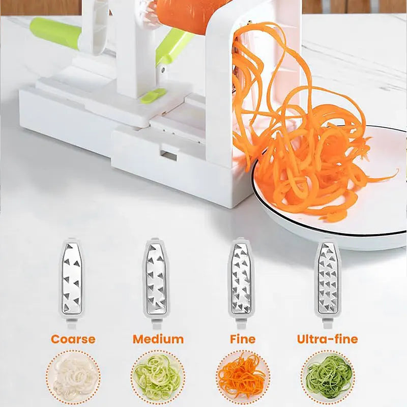 5-Blade Vegetable Spiralizer – Zucchini Noodle & Pasta Maker Vegetable Spiralizer Axl