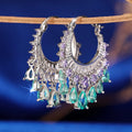 Huitan CZ Tassel Drop Earrings – Women's Fashion Jewelry CZ Drop Earrings Axl E4956