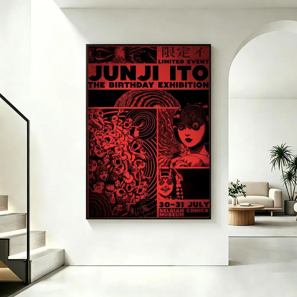 Anime Tomie Poster – HD Waterproof Sticky Wall Art Decor Wall Art Poster Axl