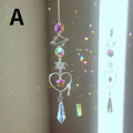 Crystal Wind Chime Sun Catcher – Rainbow Prism Hanging Decor Crystal Wind Chime Axl 38cm