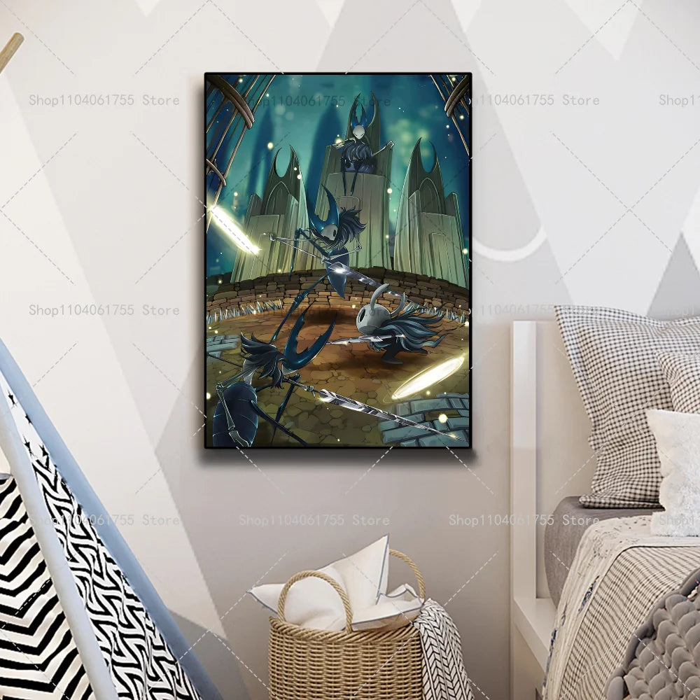 Knight Chess Wall Poster – Self-Adhesive Waterproof Art Sticker Wall Art Poster Axl