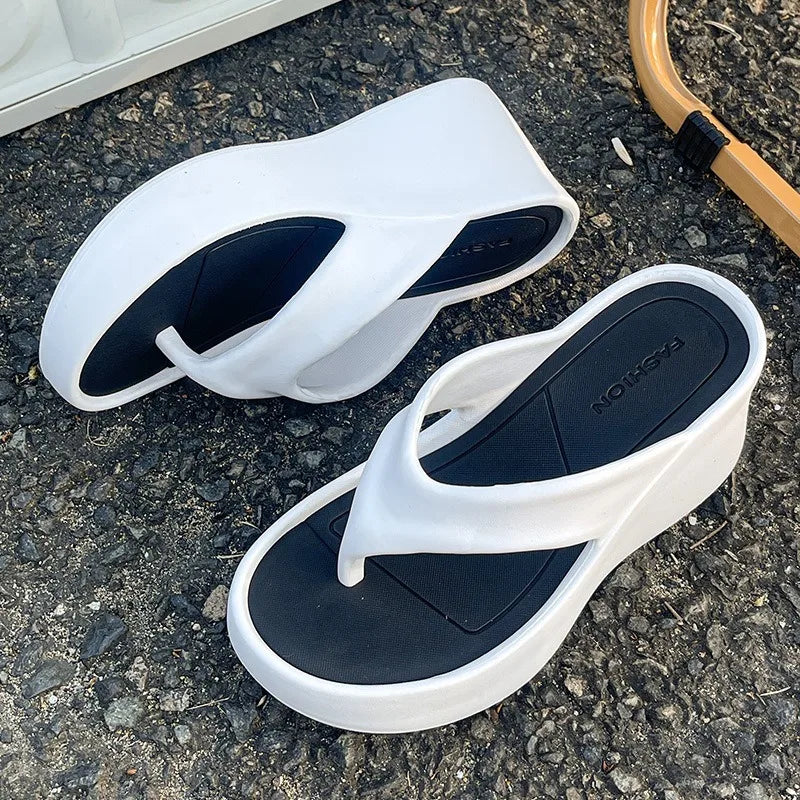 Women's EVA Wedge Platform Flip Flops – Beach Sandals Wedge Platform Sandals Axl
