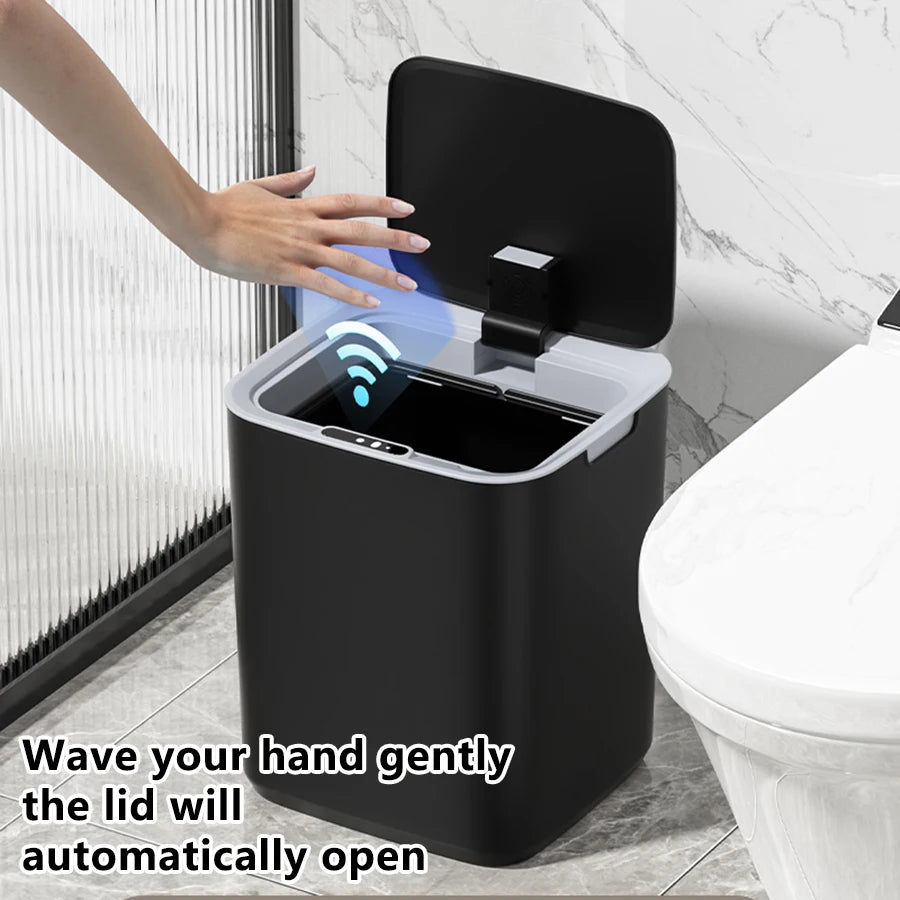 ONEKA Automatic Sensor Trash Can – Touchless Induction Bin Automatic Trash Can Axl