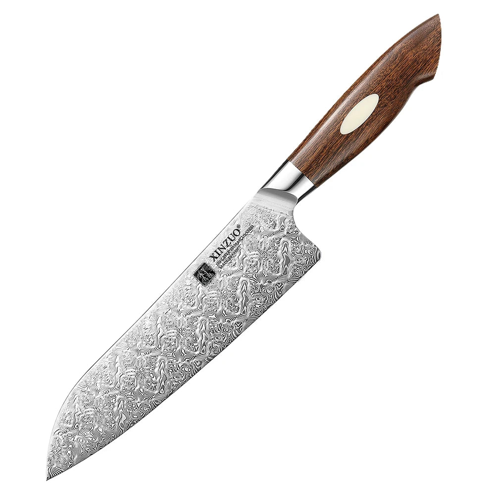 XINZUO 7.8" 110-Layer Damascus Steel Chef's Knife | Jiang Series Damascus Chef's Knife Axl Knife