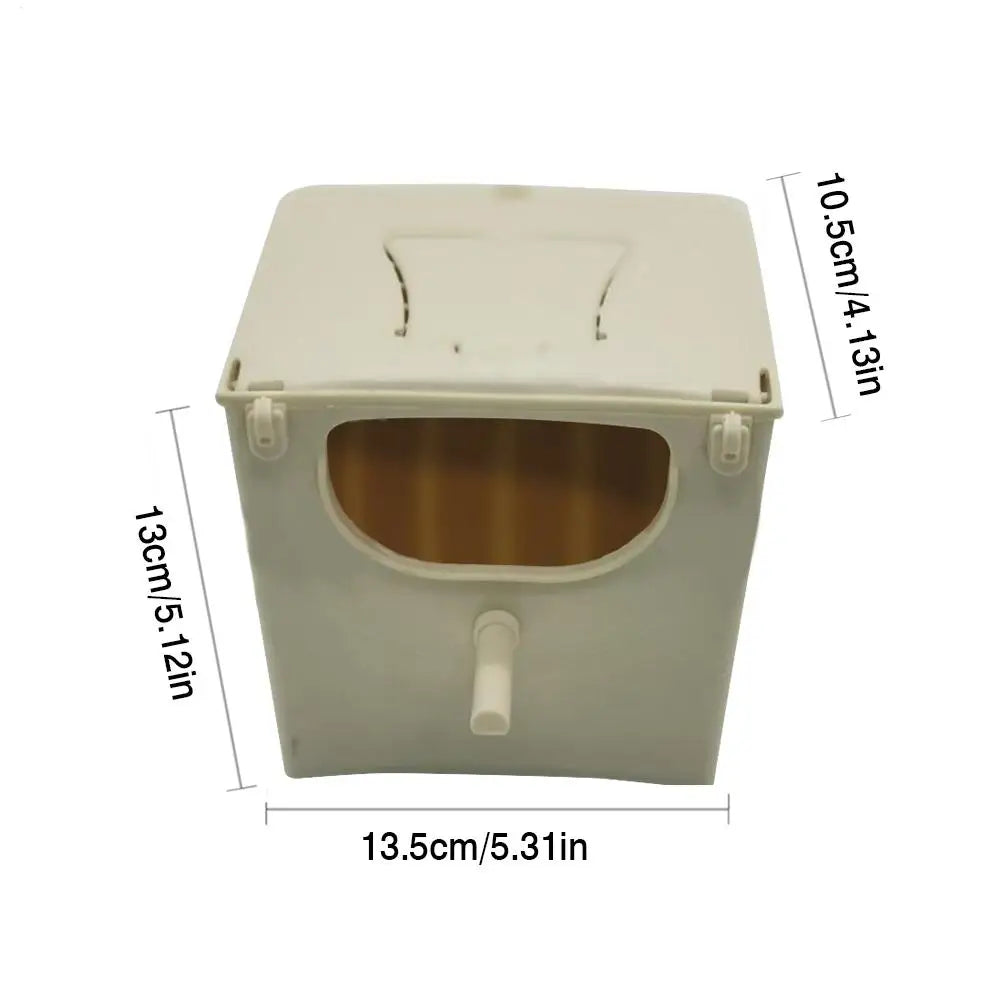 Parrot Nesting Box with Perch – Plastic Bird Breeding Box Bird Nesting Box Axl