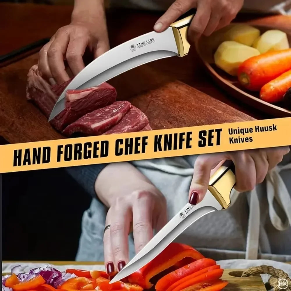 PLYS Boning Knife – Sharp Stainless Steel Butcher Kitchen Knife Boning Knife Axl