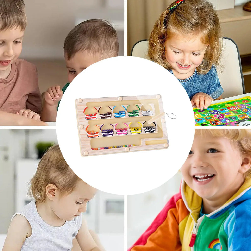 Magnetic Color & Number Maze Toy – Educational Game for Kids 3+ Educational Maze Toy Axl