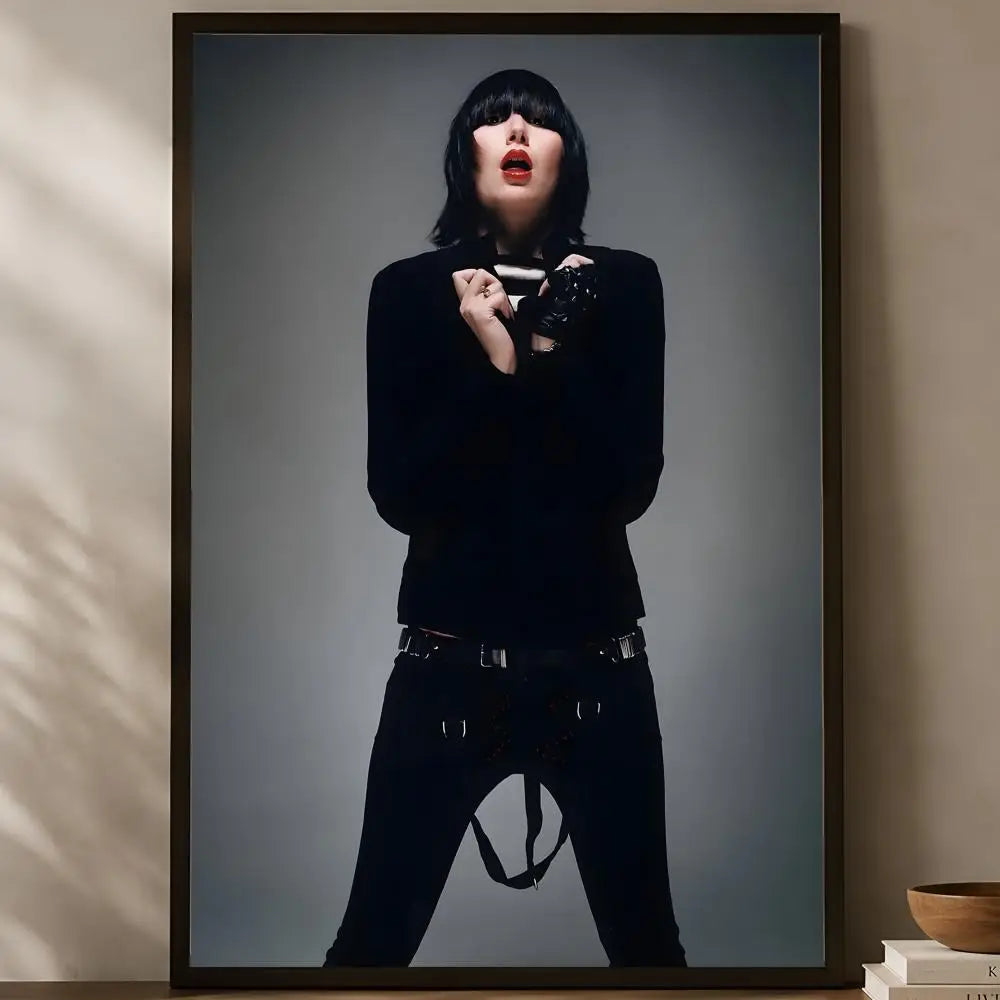 Yeah Yeah Yeahs Poster – Self-Stick HD Waterproof Wall Art Music Wall Poster Axl White11 50X70cmNoframe