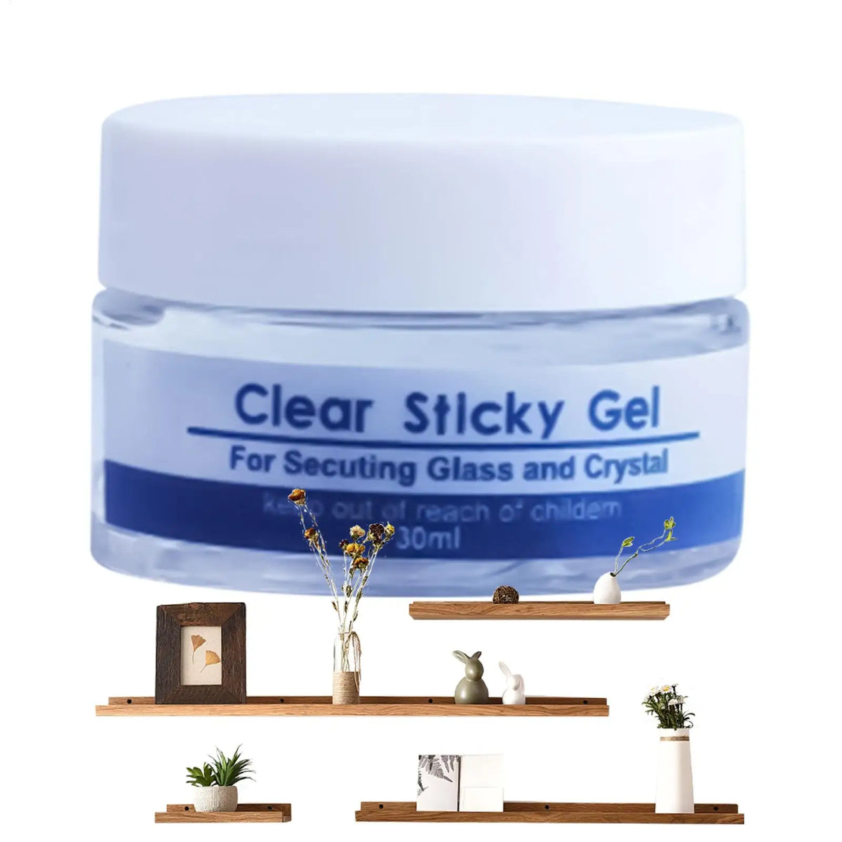 Clear Museum Gel – Removable Reusable Display Putty, No Residue Display Adhesive Gel Axl