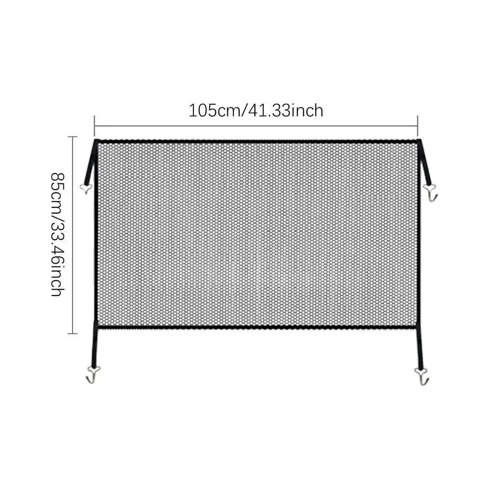 Universal Car Radiator Grill Mesh Net – Bug & Debris Guard Radiator Grill Mesh Axl Black