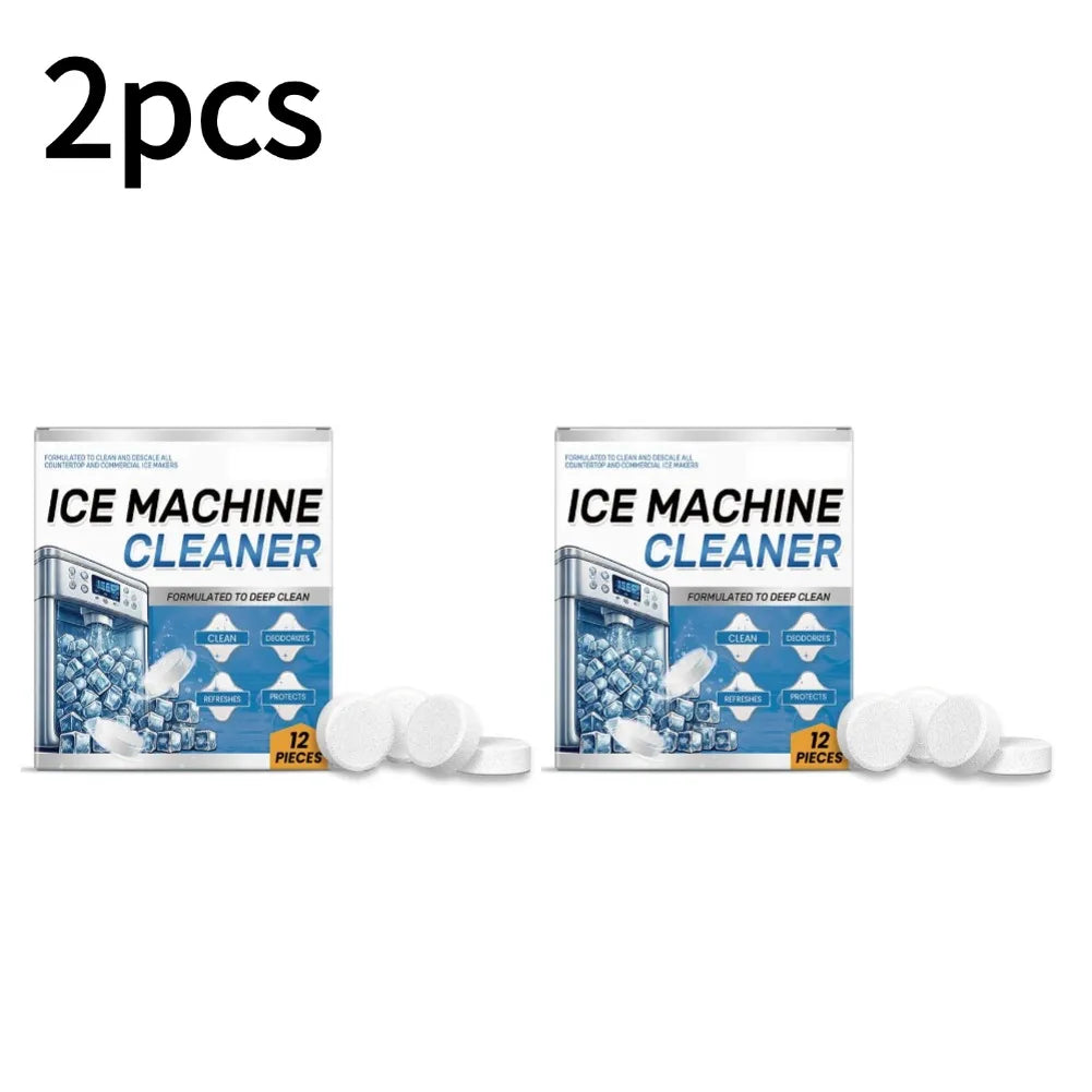 Ice Machine Cleaner Descaler Tablets – Deodorizing 12 Pack Appliance Cleaner Tablets Axl 2pcs