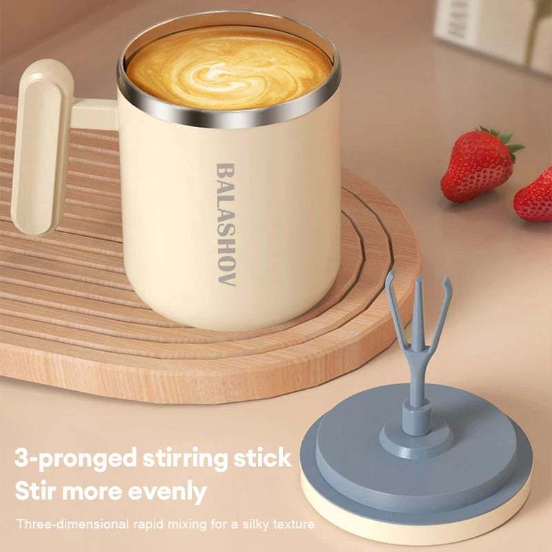 BALASHOV 400ml Electric Self-Stirring Coffee Mug | Auto Mix Cup Self-Stirring Mug Axl