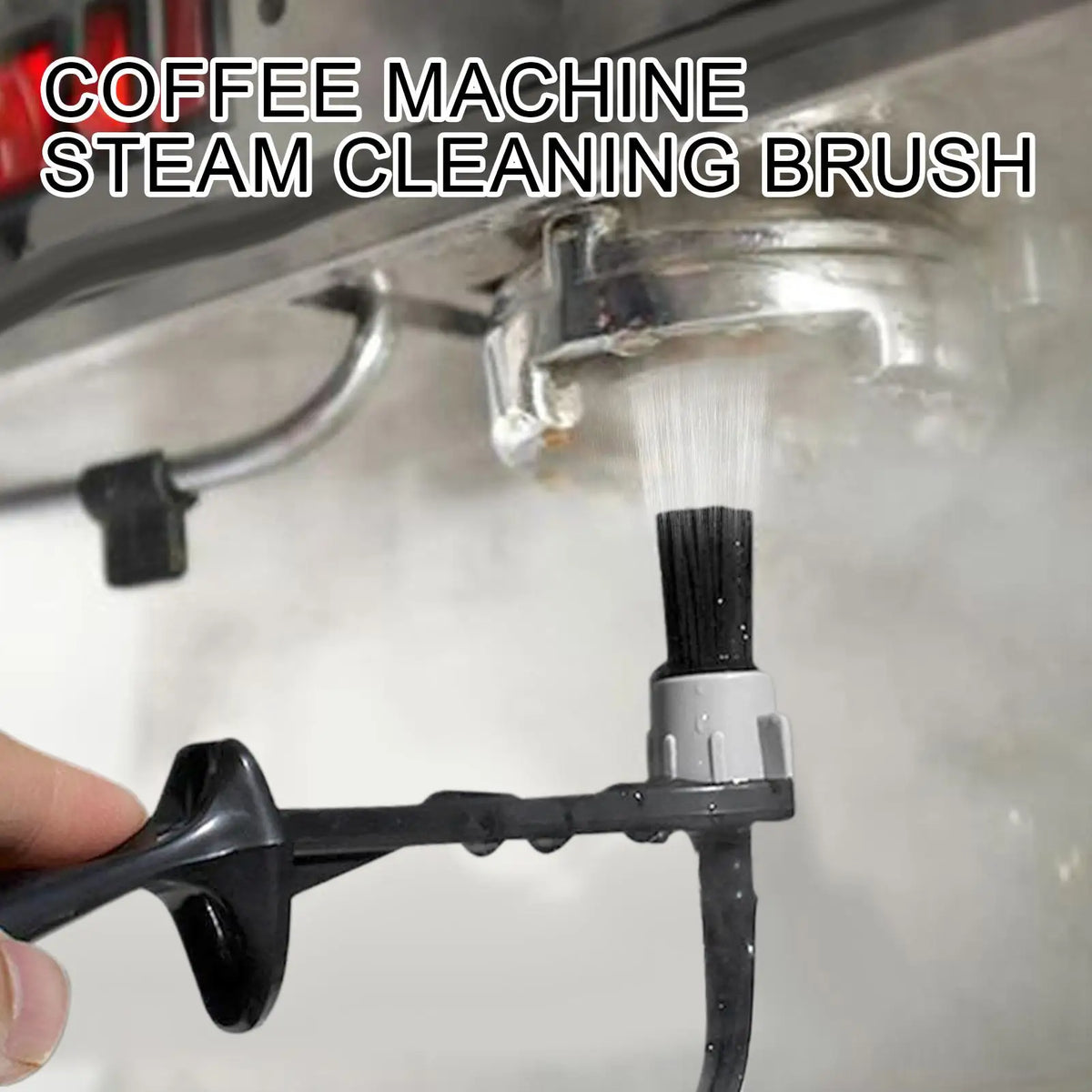 Coffee Machine Cleaning Brush – Long Handle Brewer Head Tool Coffee Cleaning Brush Axl