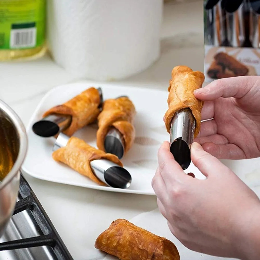 Stainless Steel Croissant Pastry Cone Molds | Baking Tubes Pastry Baking Molds Axl
