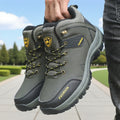 ZULIWAGN Men's High-Top Hiking Boots – Lightweight Outdoor Men's Hiking Boots Axl 44 army green