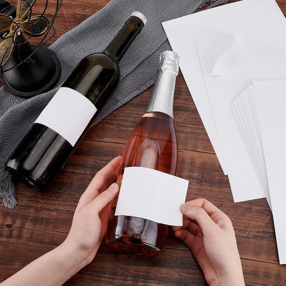 320 Printable Wine Bottle Labels – Blank Adhesive Stickers Printable Label Stickers Axl