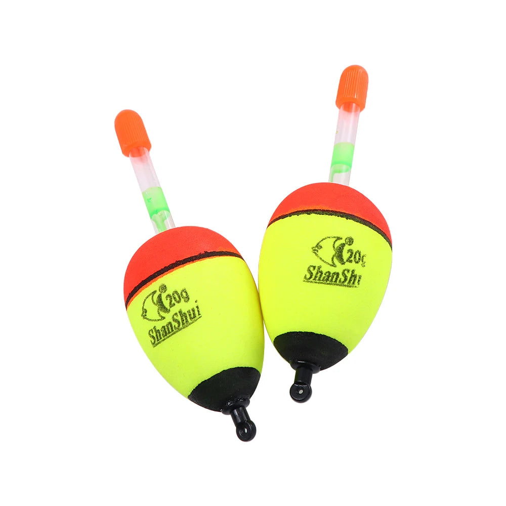 EVA Foam Luminous Fishing Float 2-Pack | Night Fishing Bobber Fishing Float Bobber Axl 20g