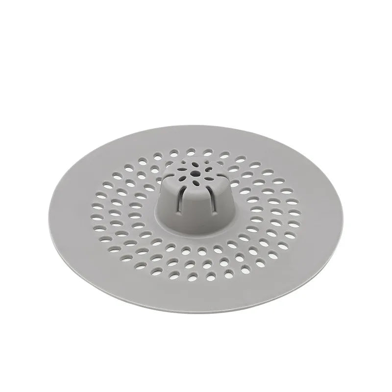 Silicone Floor Drain Cover & Sink Hair Catcher Filter Drain Hair Catcher Axl Gray-1pcs