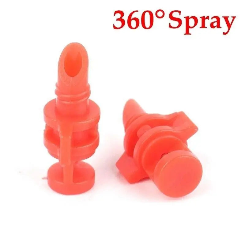 50-Pack 90/180/360° Garden Misting Sprinkler Nozzles Irrigation Nozzle Set Axl