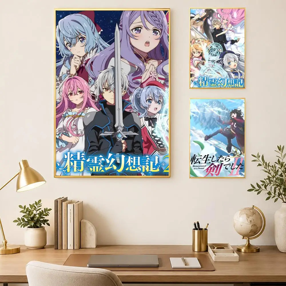 Spirit Chronicles Game HD PVC Self-Stick Wall Art Poster Wall Art Poster Axl