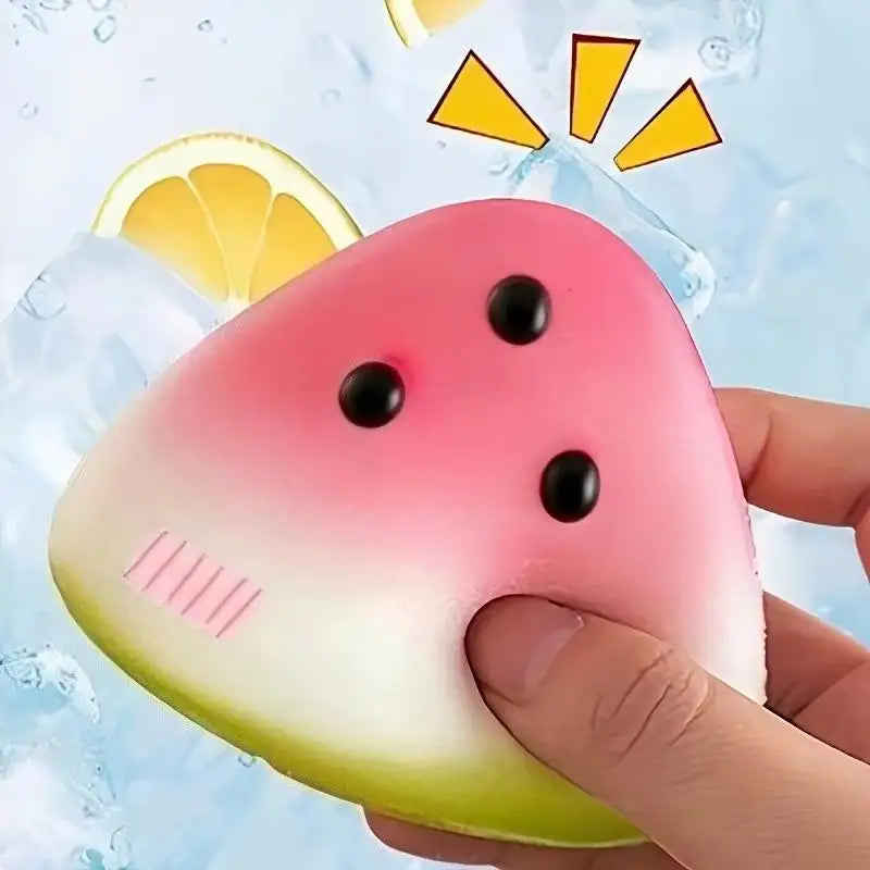 Watermelon Slow Rise Squish Toy – Fidget Sensory Toy for Kids Slow Rise Squish Toy Axl