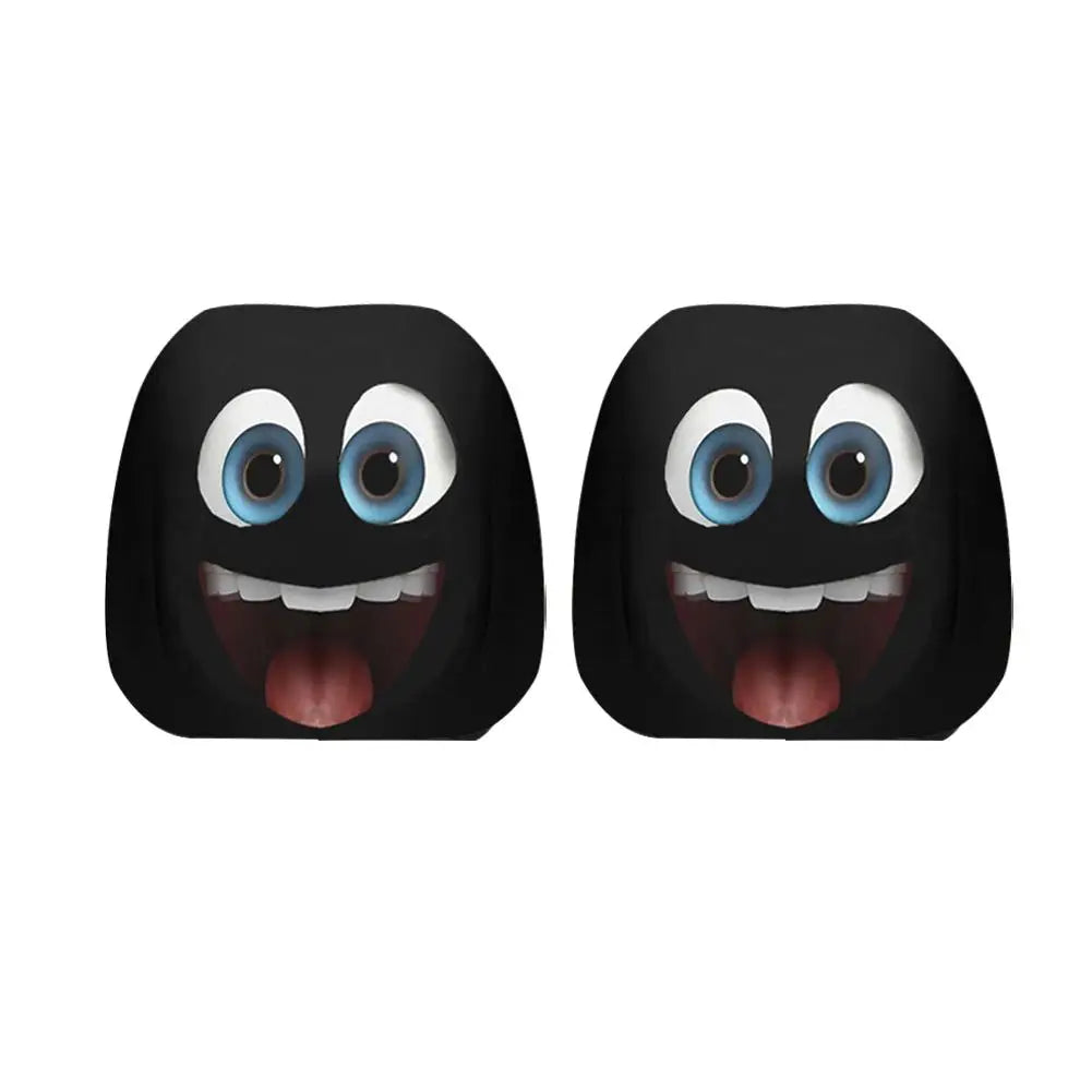 Cartoon Anime Car Headrest Covers – Universal Elastic Fit 2pc Car Headrest Covers Axl D 1 Pair
