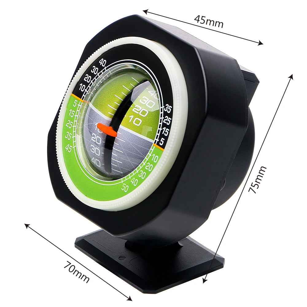 Car Inclinometer Slope Meter with LED | Angle Level Gauge Car Slope Meter Axl