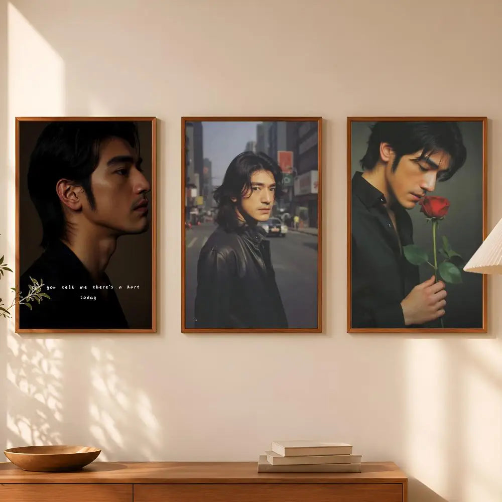 Takeshi Kaneshiro HD Wall Poster – Self-Stick Waterproof Art Wall Art Poster Axl