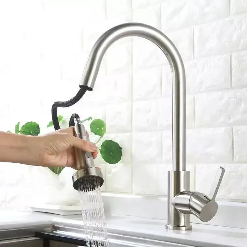 Kitchen Mixer Tap Pull-Out Spray Head | Faucet Replacement Faucet Spray Head Axl